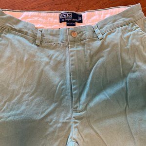 Dusty Sage Green Polo by Ralph Lauren Chinos Sz 32
